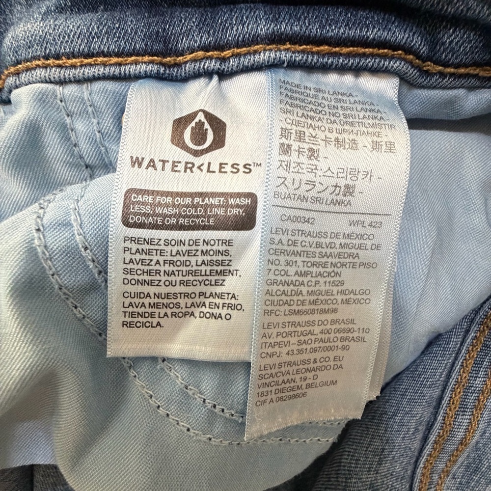 Levi’s Denim Blue 311 Shaping Skinny Jeans Size 32 - Picture 11 of 13